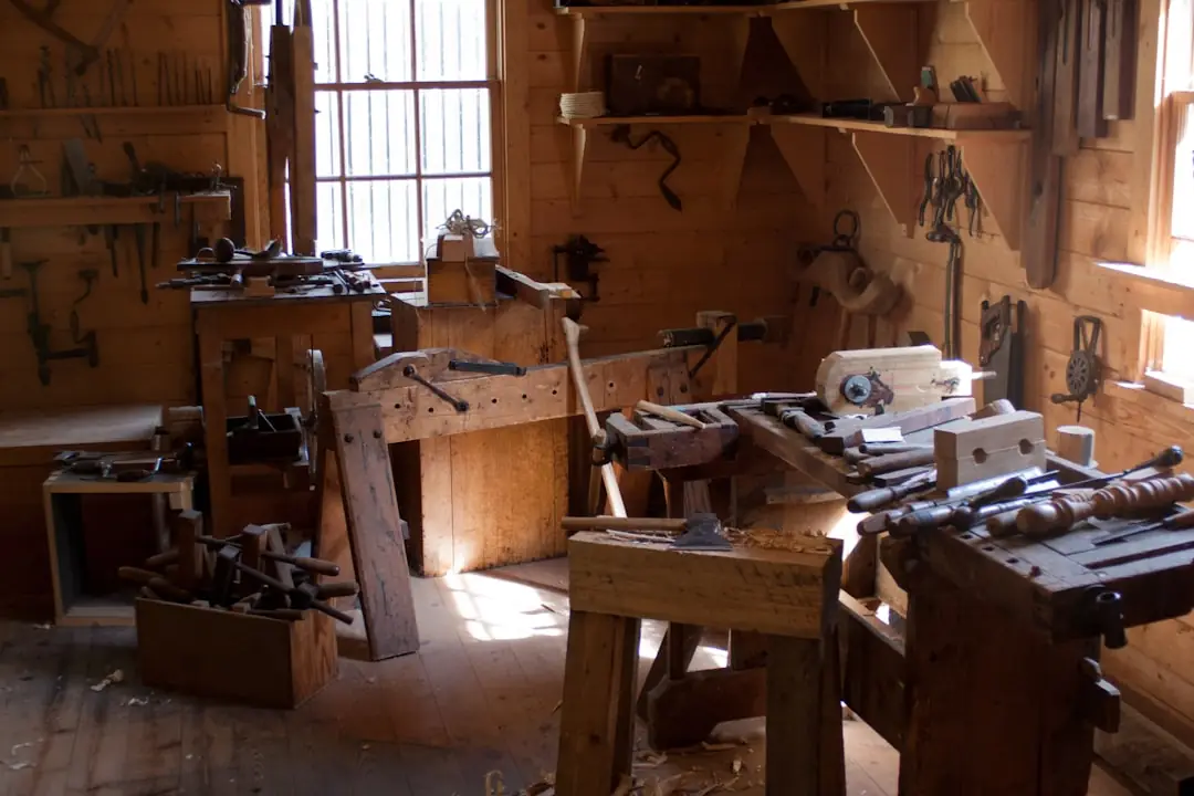 Custom OEM/ODM Furniture Services — carpenter woodworking workshop