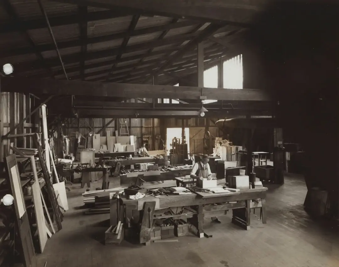 Custom OEM/ODM Furniture Services — carpenter woodworking workshop